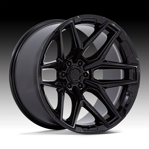 Fuel Flux FC854BX 6-Lug Gloss Black Custom Truck Wheels 1